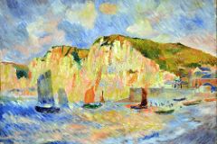 04A Sea And Cliffs - Auguste Renoir 1885 - Robert Lehman Collection New York Metropolitan Museum Of Art.jpg
